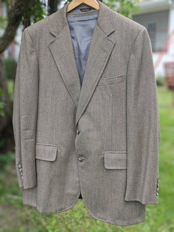 Vintage Men's Wool Suit Etsy