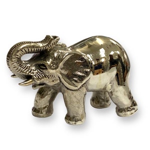 Collectible Victorian Style Elephant Figurine 925 Sterling Silver