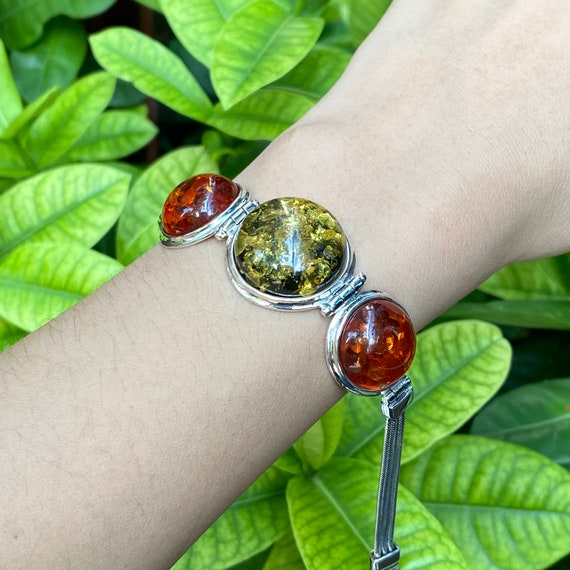 11mm Real Baltic Amber Bracelet for Adults (Women/Men), 100% Polished  Certified Natural Amber Stone, Handmade in Poland Jewelry - Newegg.com