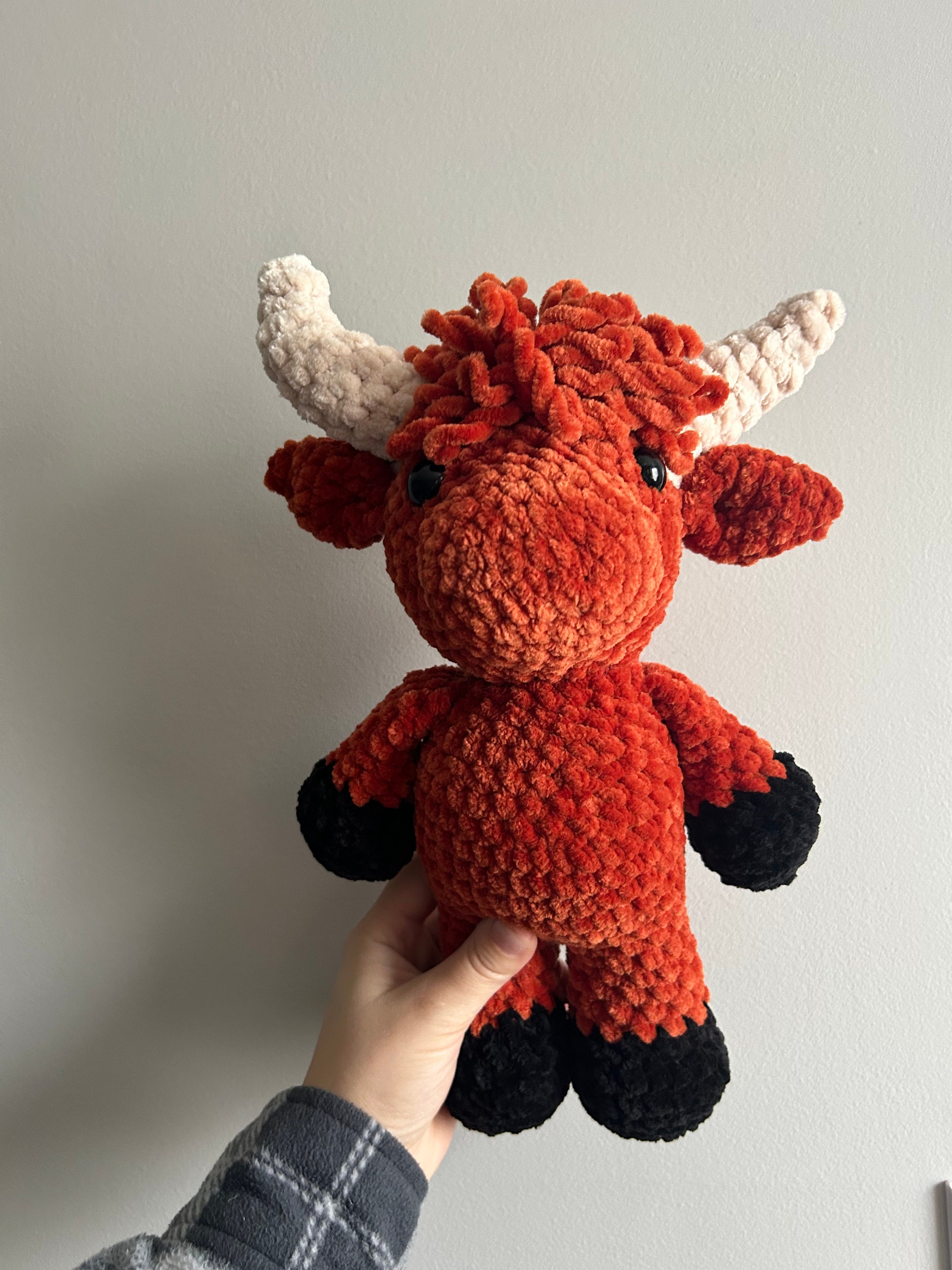 Highland Cow Plushie Highland Cow Stuffed Animal Highland - Etsy