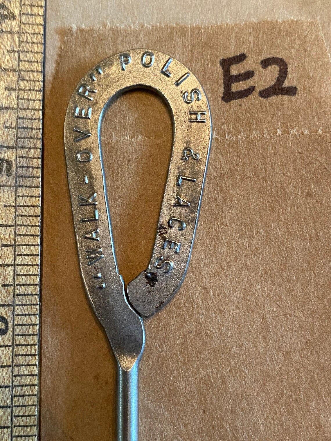 Antique Shoe Button Hook Advertisement walkover Shoes for Etsy