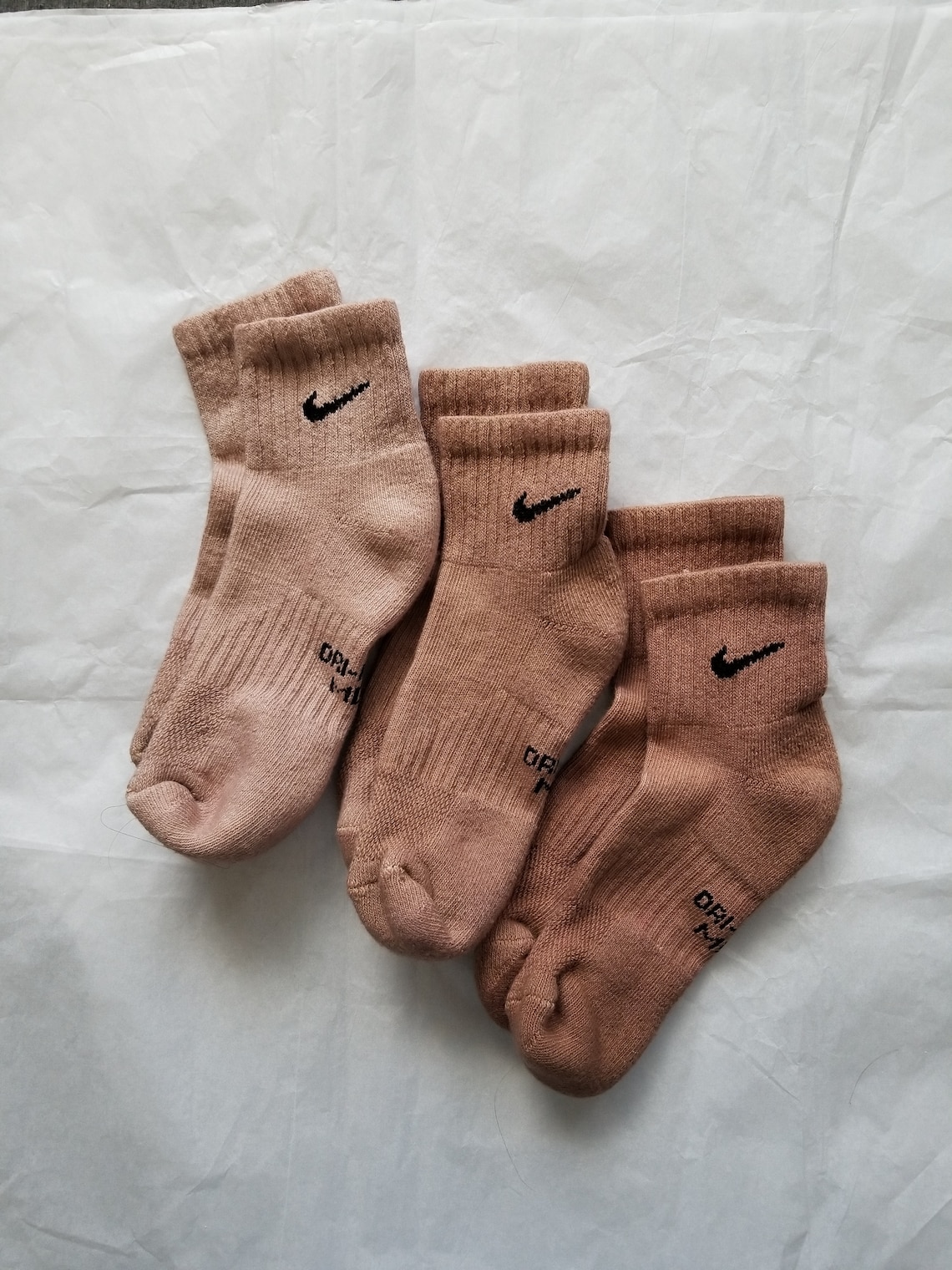 Pastel & Neutral Dyed Nike Socks Etsy