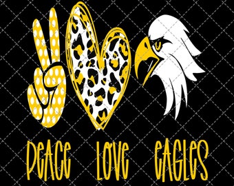Free Free 248 Peace Love Eagles Svg SVG PNG EPS DXF File