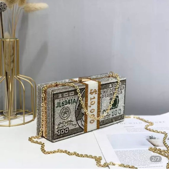 Diamond money clutch hotsell