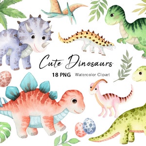Dinosaur Dinosaurier,Kinderzimmer Clipart,Baby Dino,Tier Clipart,Babyshower Dinosaurier,Dino,Dino Clipart,handgemalt