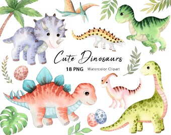 Dinosaur nursery clipart,baby dino,animal clipart,Babyshower dinosaur,dino clipart,original hand painted