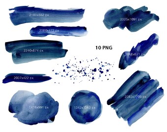 Imágenes prediseñadas de acuarela, imágenes prediseñadas originales pintadas a mano, imágenes prediseñadas de pinceladas, imágenes prediseñadas de salpicaduras y manchas, uso comercial gratuito