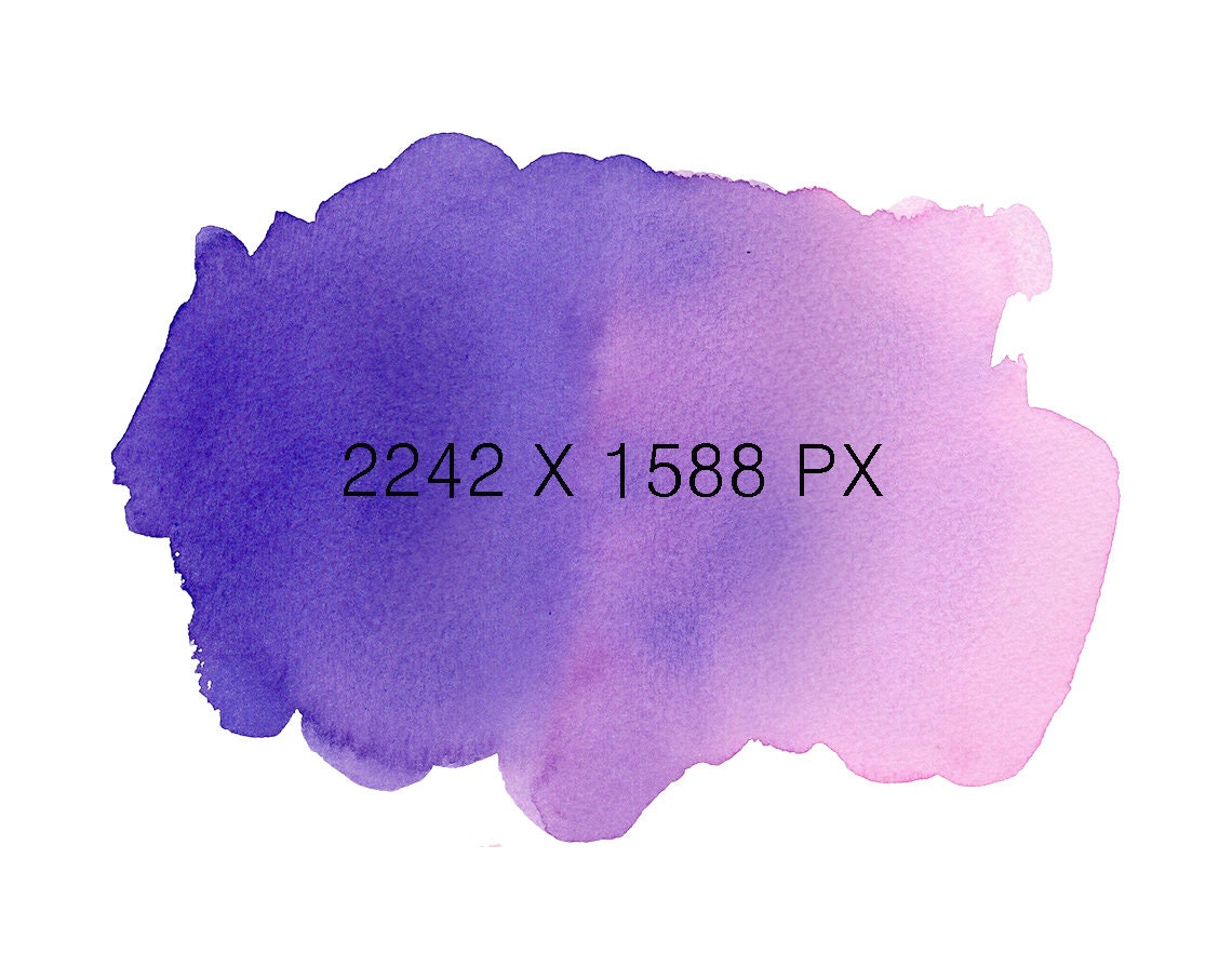 Watercolor Clipart,rainbow Clipart,brush Stroke Clipart,splashes and ...