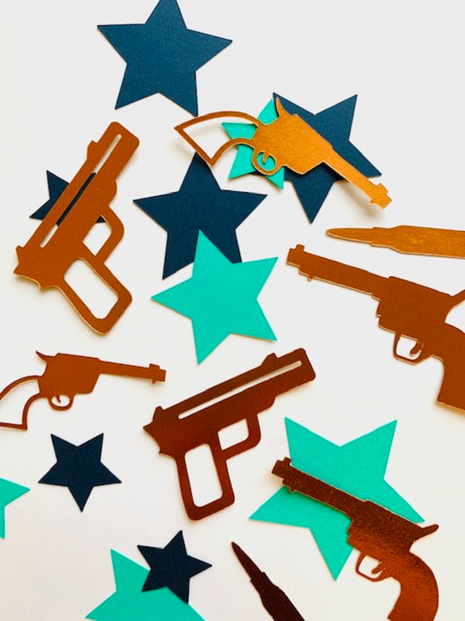 Guns and Ammo Confetti 75 Pieces Etsy