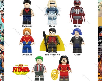 Custom SUPERHERO MASK for Lego Minifigures Shadow Hawk design Custom SUPERHERO MASK for Lego Minifigures Shadow Hawk design