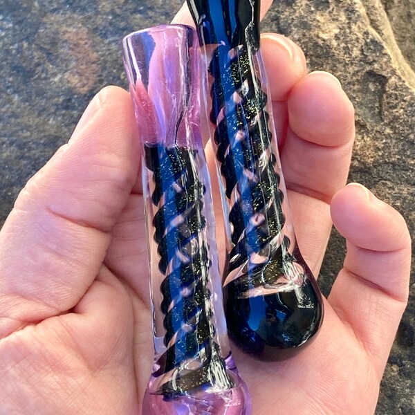 Glass Chillum Etsy