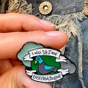 Fun Humorous Enamel Pin, Enamel Pin, Pins, Brooch, Brooches, Humorous Brooch, Enamel Brooch