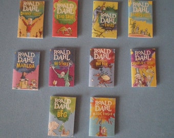 Dolls House miniature accessories - Roald Dahl books