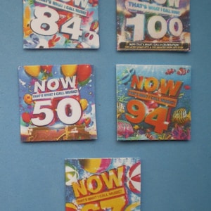 Dolls house accessories - NOW albums x 5