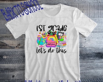 Kids Back to School Customizable T-shirt