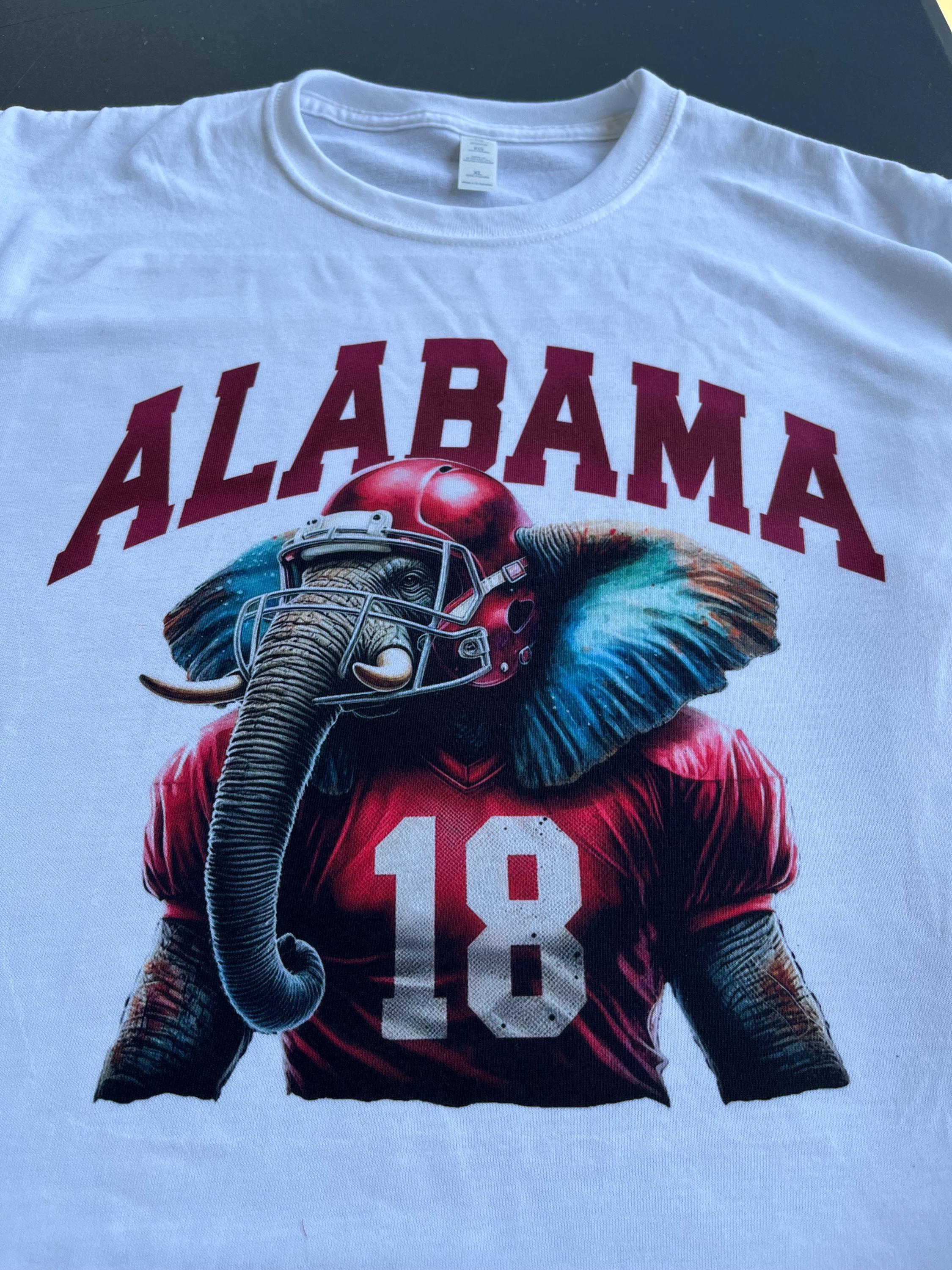 Alabama Elephant Clipart. PNG. Sublimation File. DTF. Sublimation ...