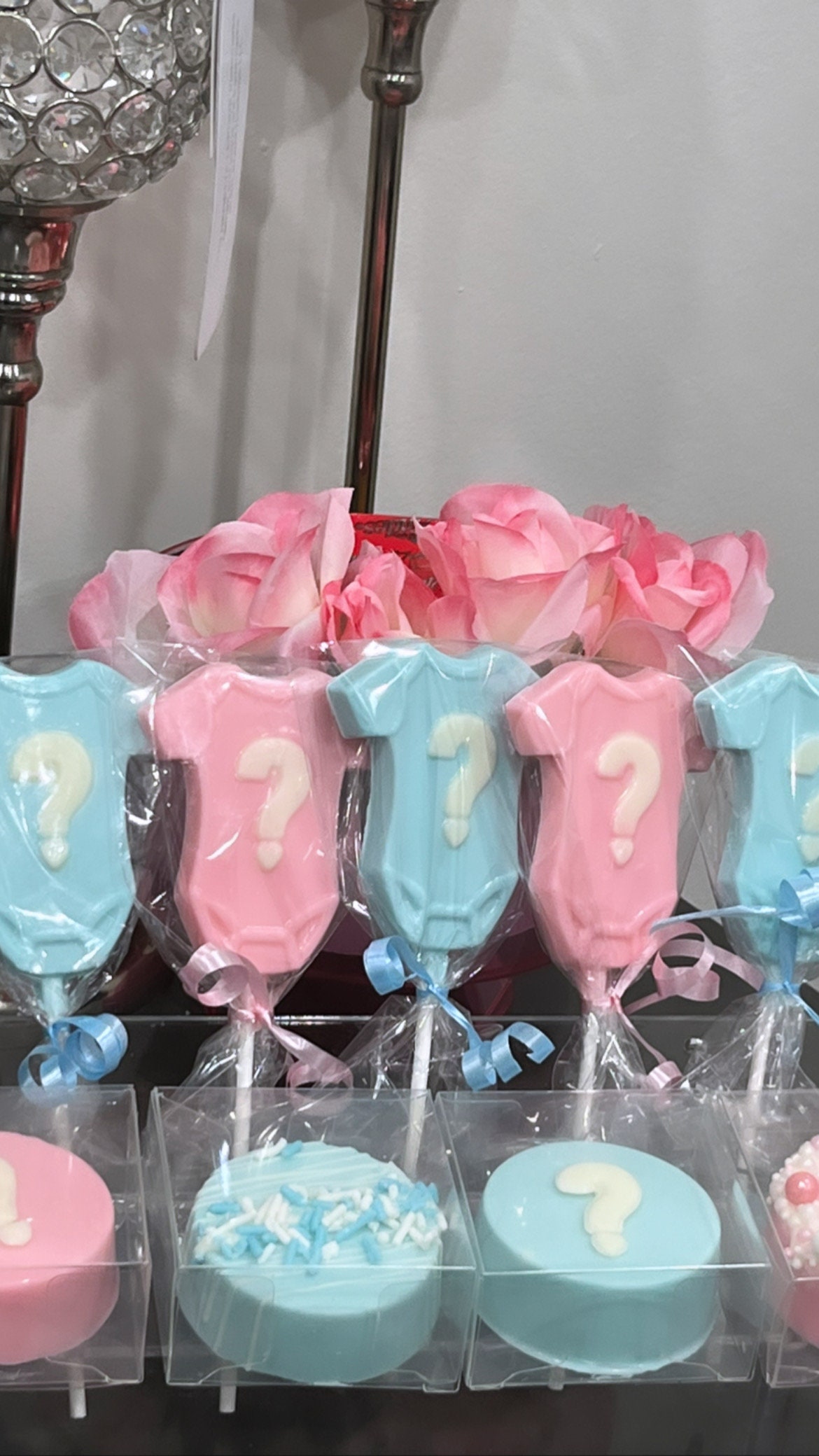 Dessert Table Treats Chocolate Covered Treats White Chocolate Lollipops ...