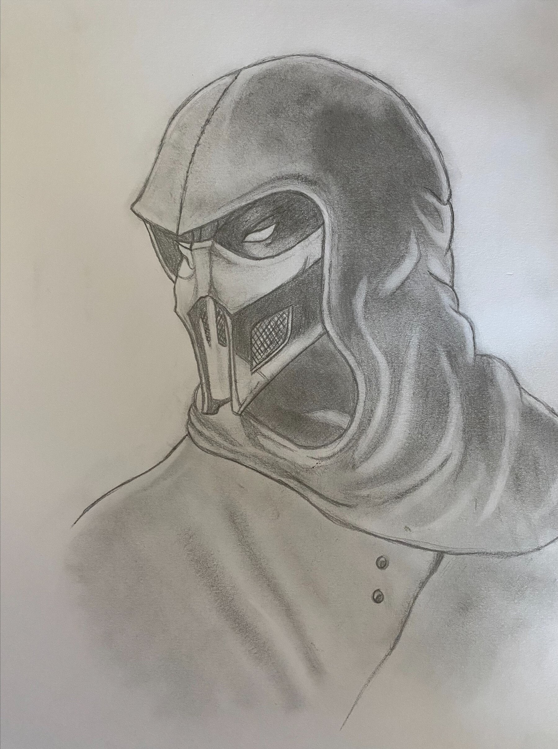 Art of noob saibot from mortal kombat