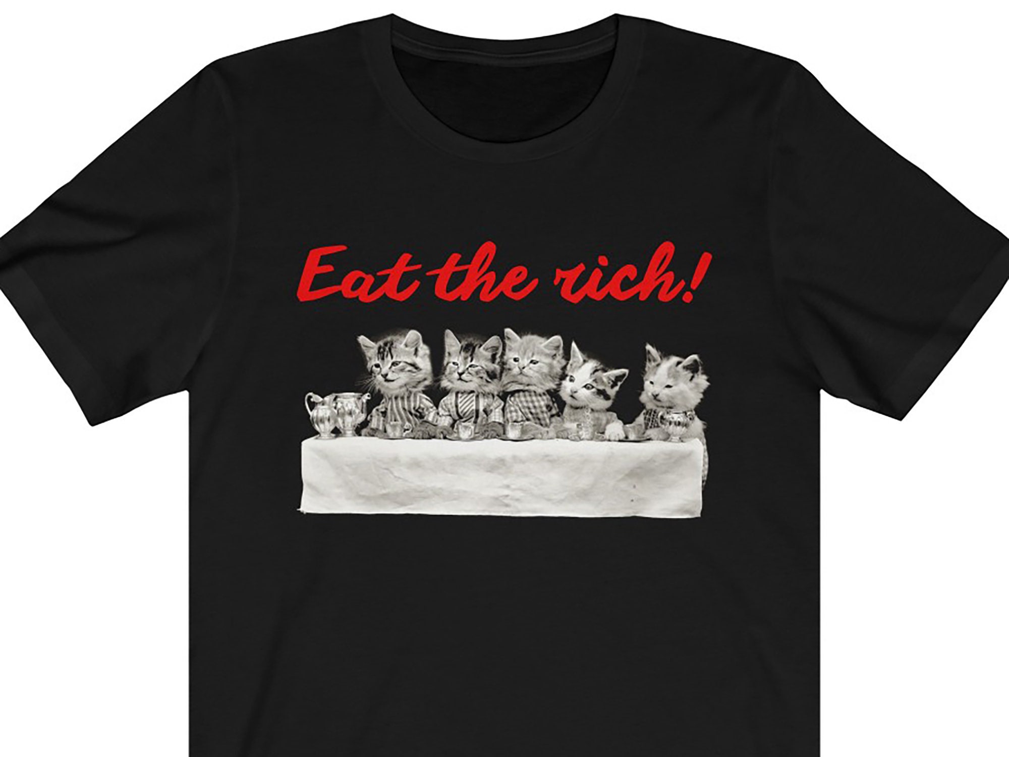 Eat the Rich Unisex Crewneck Tshirt Socialist Tee Etsy