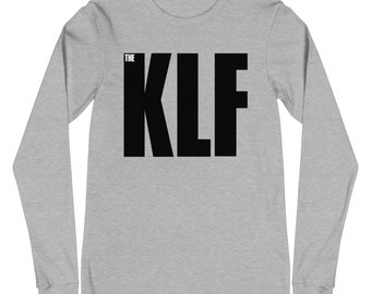 The KLF / The Jamms / The Timelords - 'Justified Pyramid Blaster' Back & Front Logo Unisex Long Sleeved Bella + Canvas 3501 T-Shirt (XS-2XL)