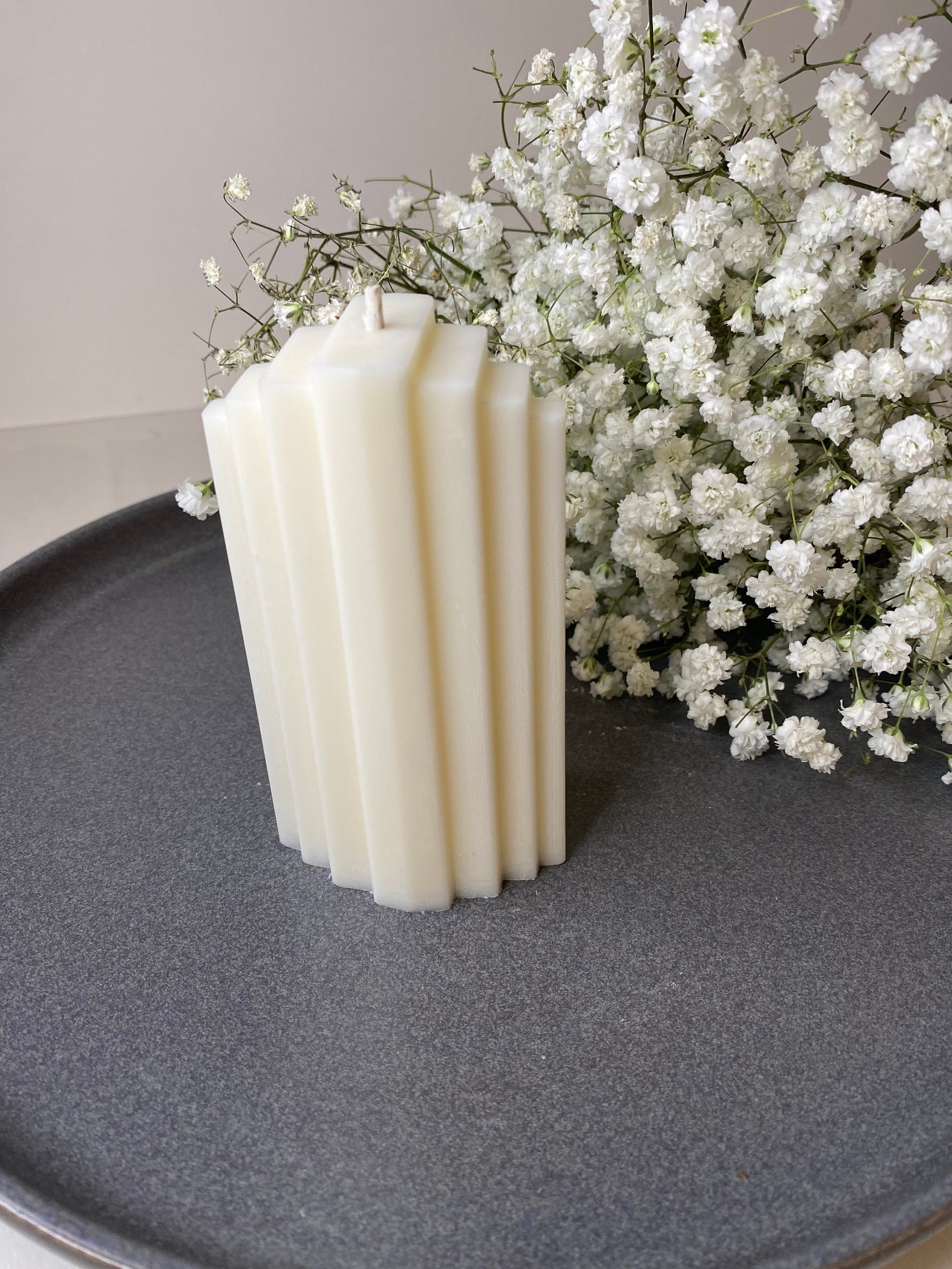 Conjunto de velas de pilar juego de velas de 2 pilares par | Etsy