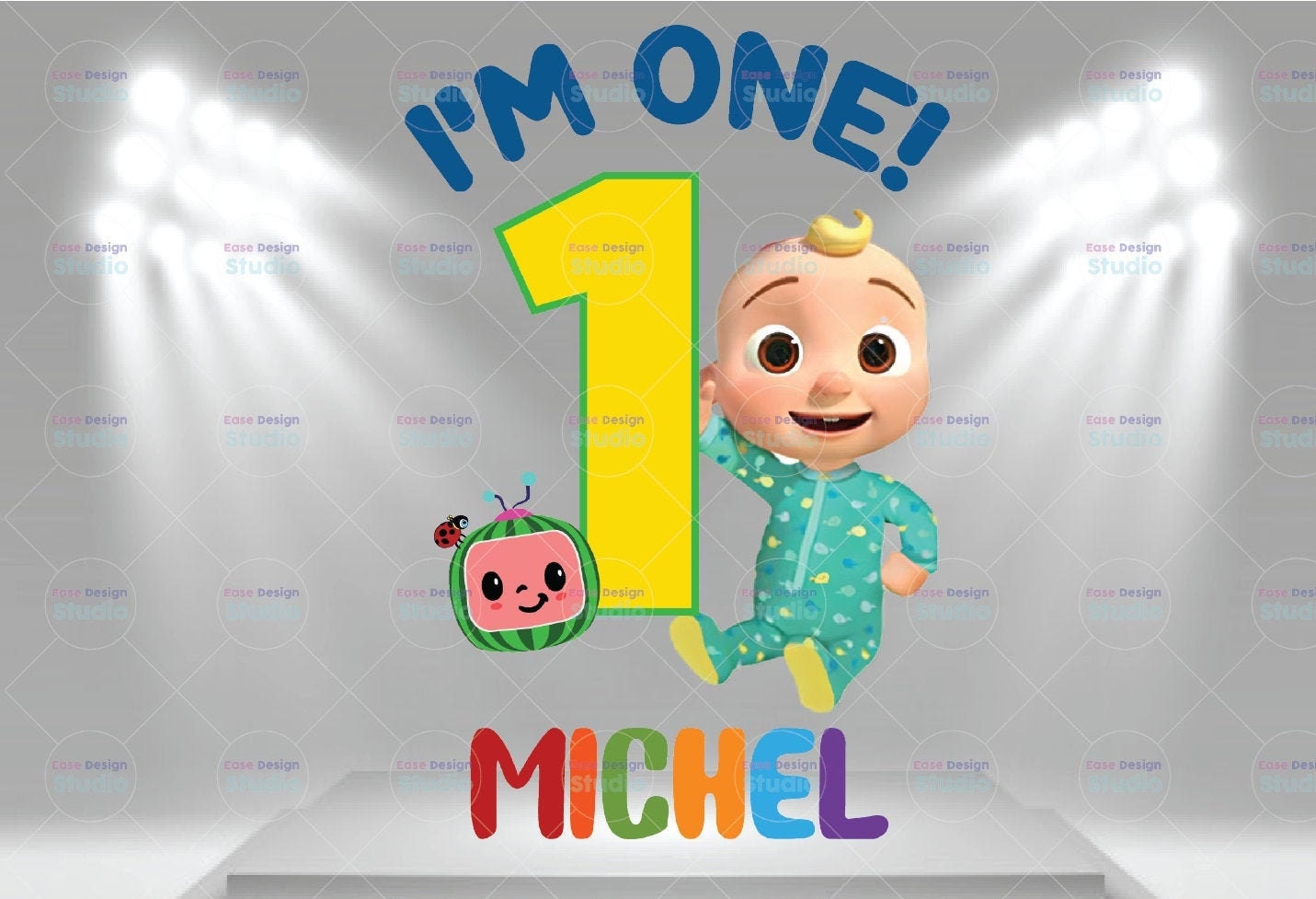 Cocomelon Personalized Name And Ages Cocomelon Family PNG | Etsy