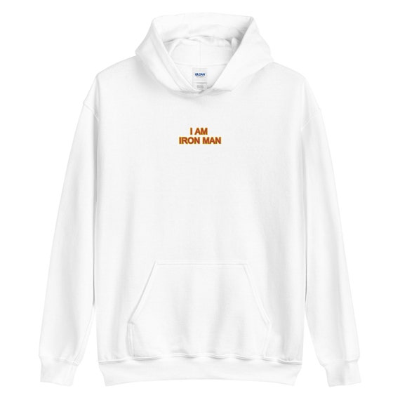 I Am Iron Man Hoodie Etsy