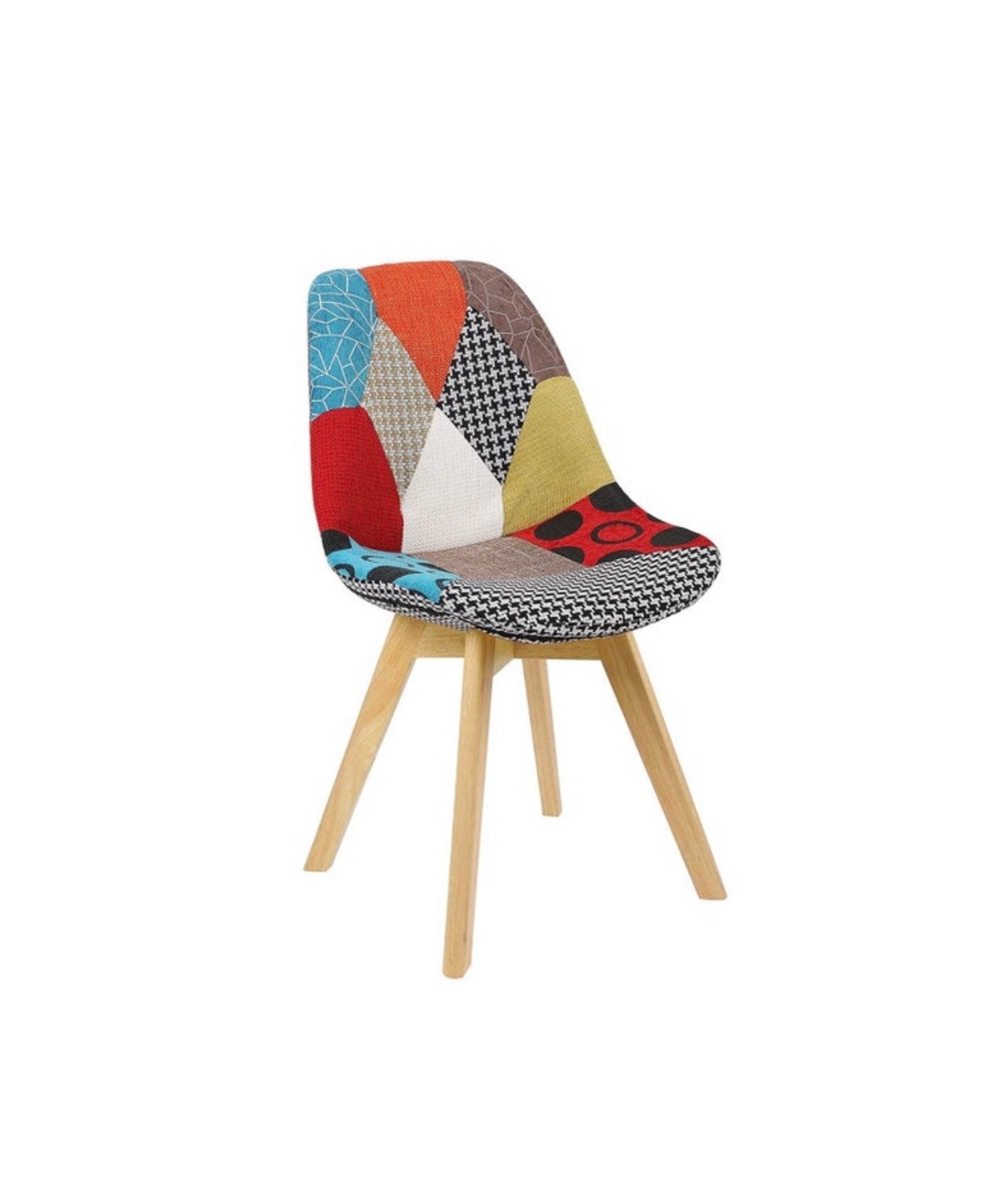 1Pc Tissu Lin Tulip chaises