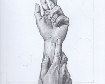 Finding light original drawing