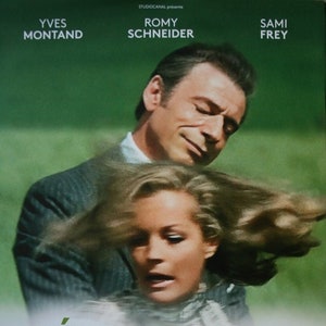 César et Rosalie Kinoplakat Kleinformat 60x40cm gerollt Yves Montand Romy Schneider