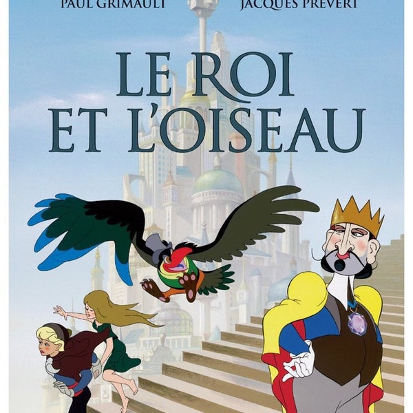 Le roi et l'oiseau Affiche Cinéma Roulée Petit format 53x40cm Paul Grimault