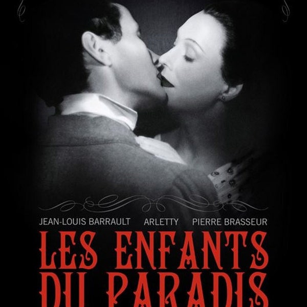 Les enfants du paradis Affiche Cinéma Roulée Petit format 53x40cm Movie Poster Marcel Carné