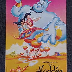 Aladdin Original Rolled Cinema Poster Small Format 60x42cm Walt Disney