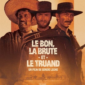 The Good the Bad and the Ugly Gerolde bioscoopposter klein 60x40cm CLINT EASTWOOD