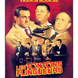 The Gun-Toting Uncles Movie Poster, Folded, Small Format 60x40cm, Georges Lautner