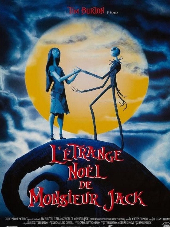 The Nightmare Before Christmas Rolled Cinema Poster Small Format 53x40cm TIM BURTON