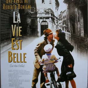 La Vita è Bella Locandina Cinematografica Originale Arrotolata (Formato 53x40 cm) Roberto Benigni