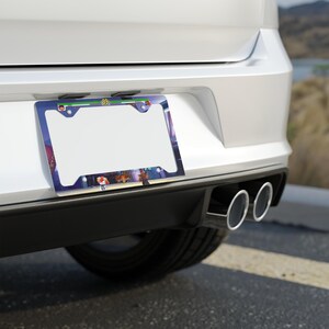 Street Fighter III Third Strike | Akuma VS Ryu Metal License Plate Frame image 4
