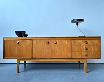 Vintage 1960s William Lawrence Teak Sideboard. Danish Retro G Plan Mid Century.