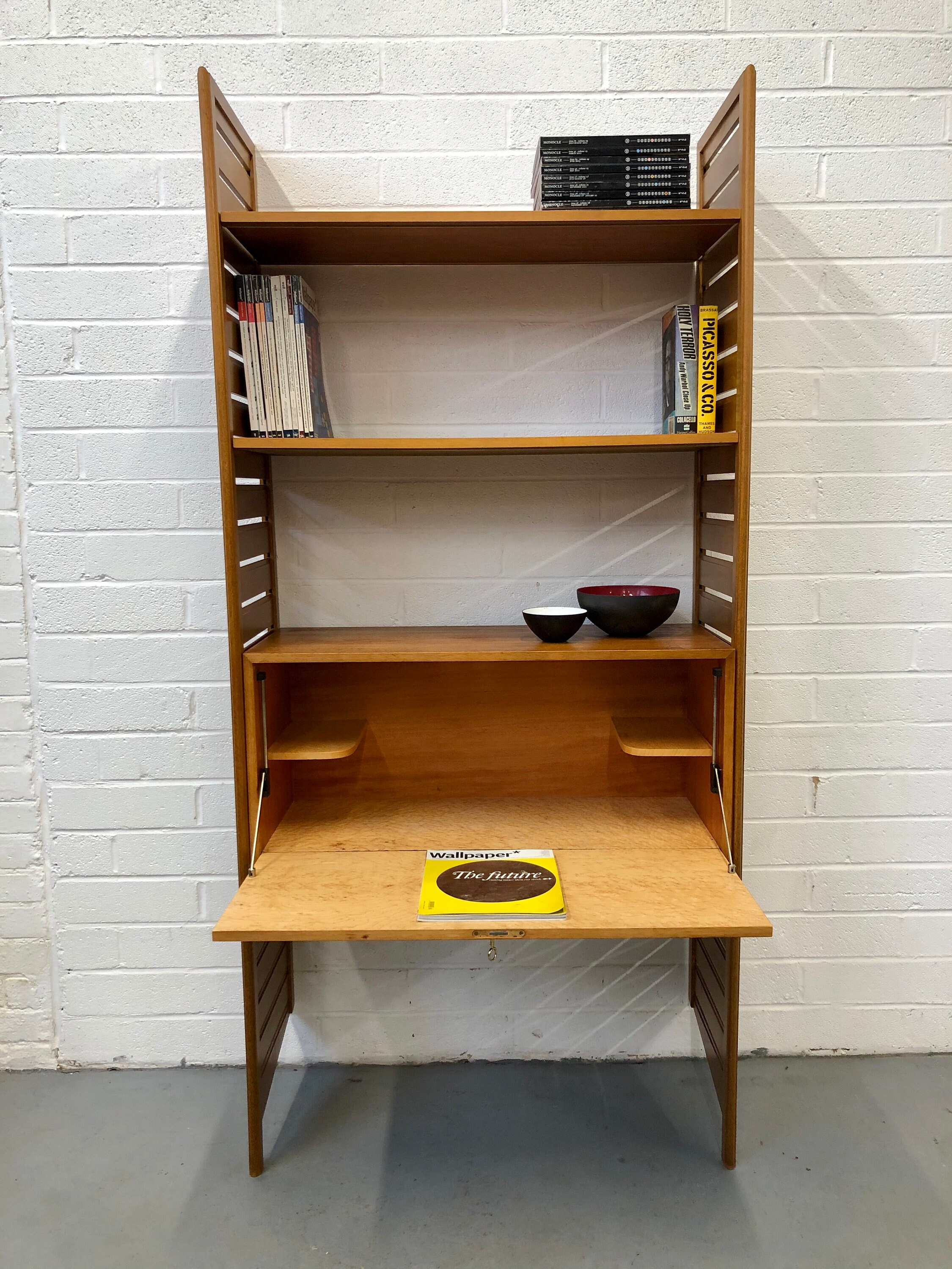 Vintage Ladderax Teak Shelving/ Desk / Bookcase . Danish Etsy