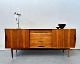 Vintage 1960s Gunni Omann Mobler Teak Sideboard. Axel Christiansen Odder. Retro  Vodder Mid Century