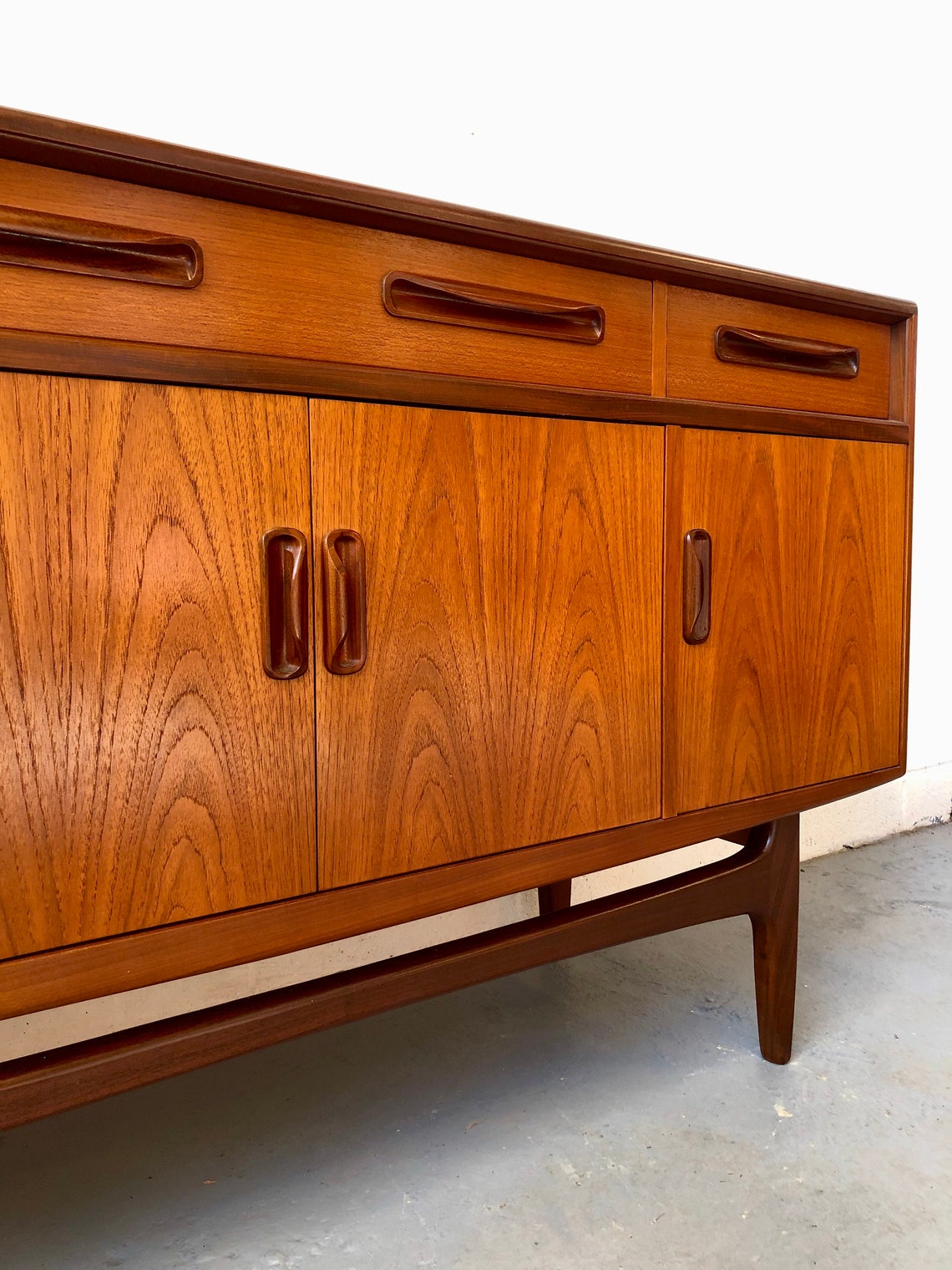 Vintage 1960s G Plan Fresco Teak Sideboard. Retro Danish Mid Etsy UK