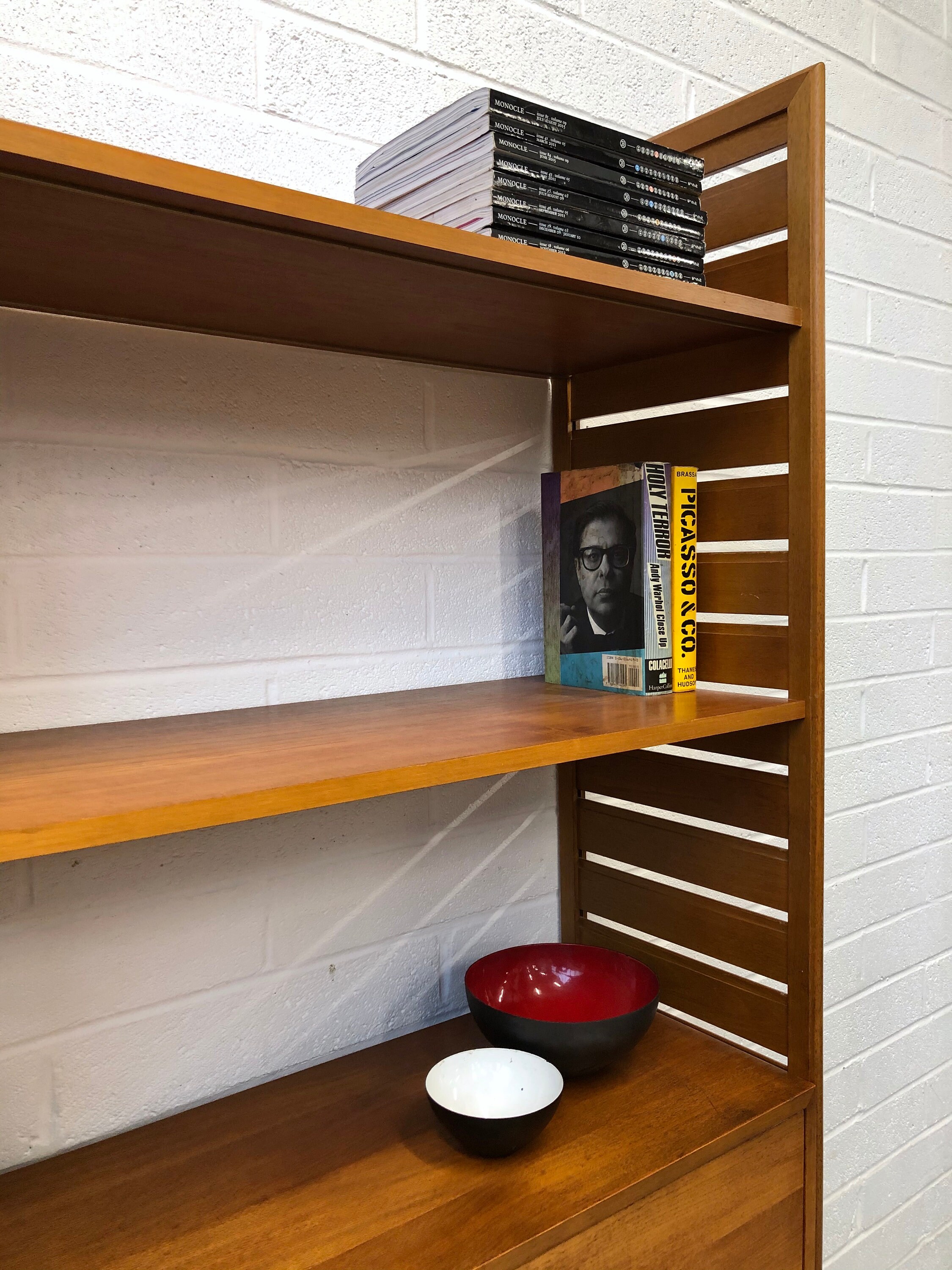 Custom made Teak Shelves