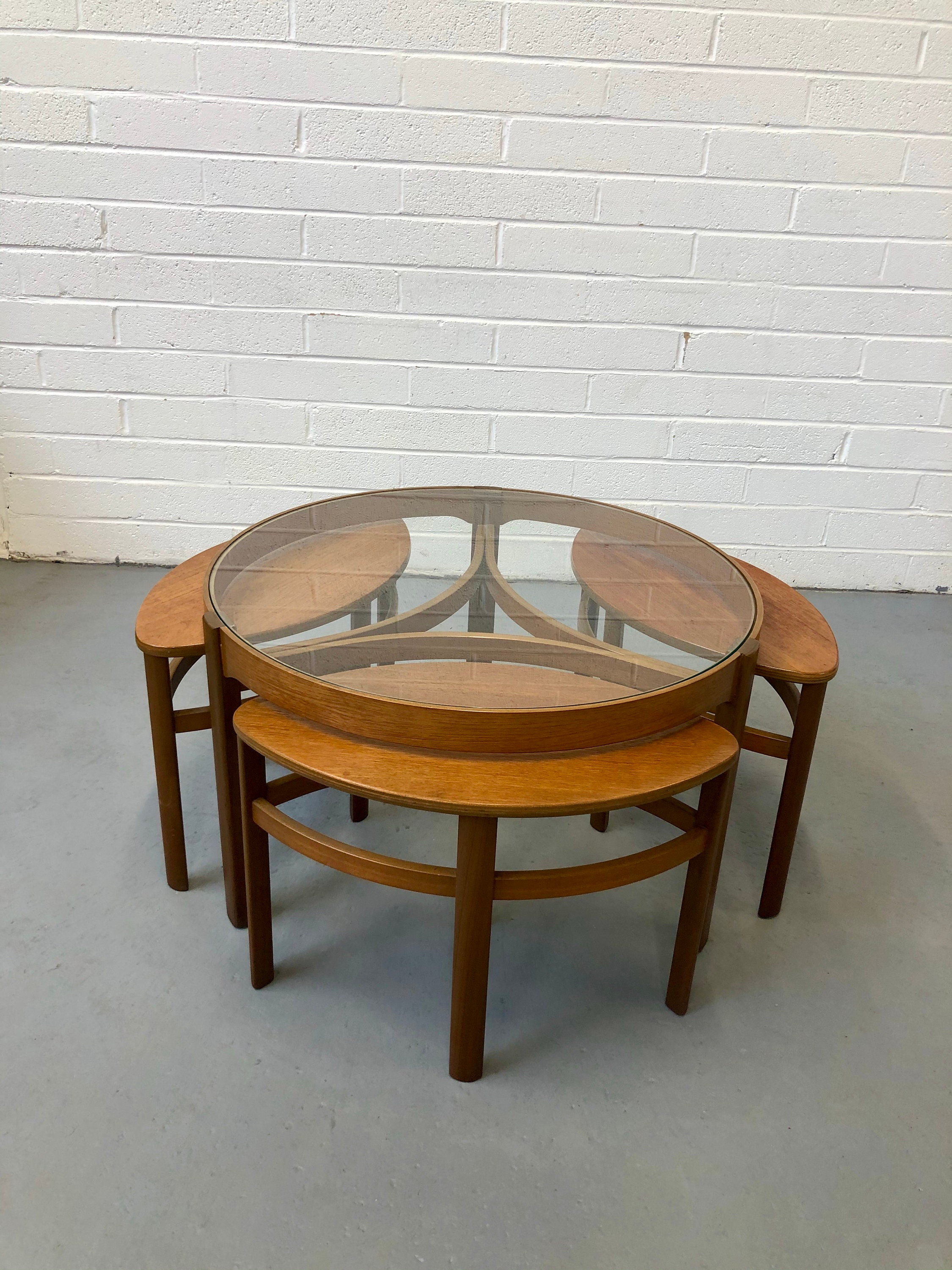 Vintage 60's Nathan Trinity / Astro Teak Coffee Table. Etsy