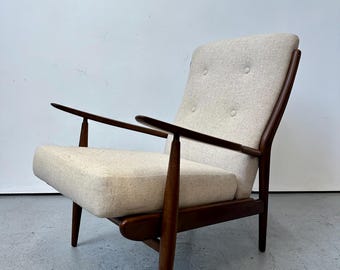 Vintage Scandart Teak lounge Armchair.  Danish Mid Century Wegner Vodder Retro.