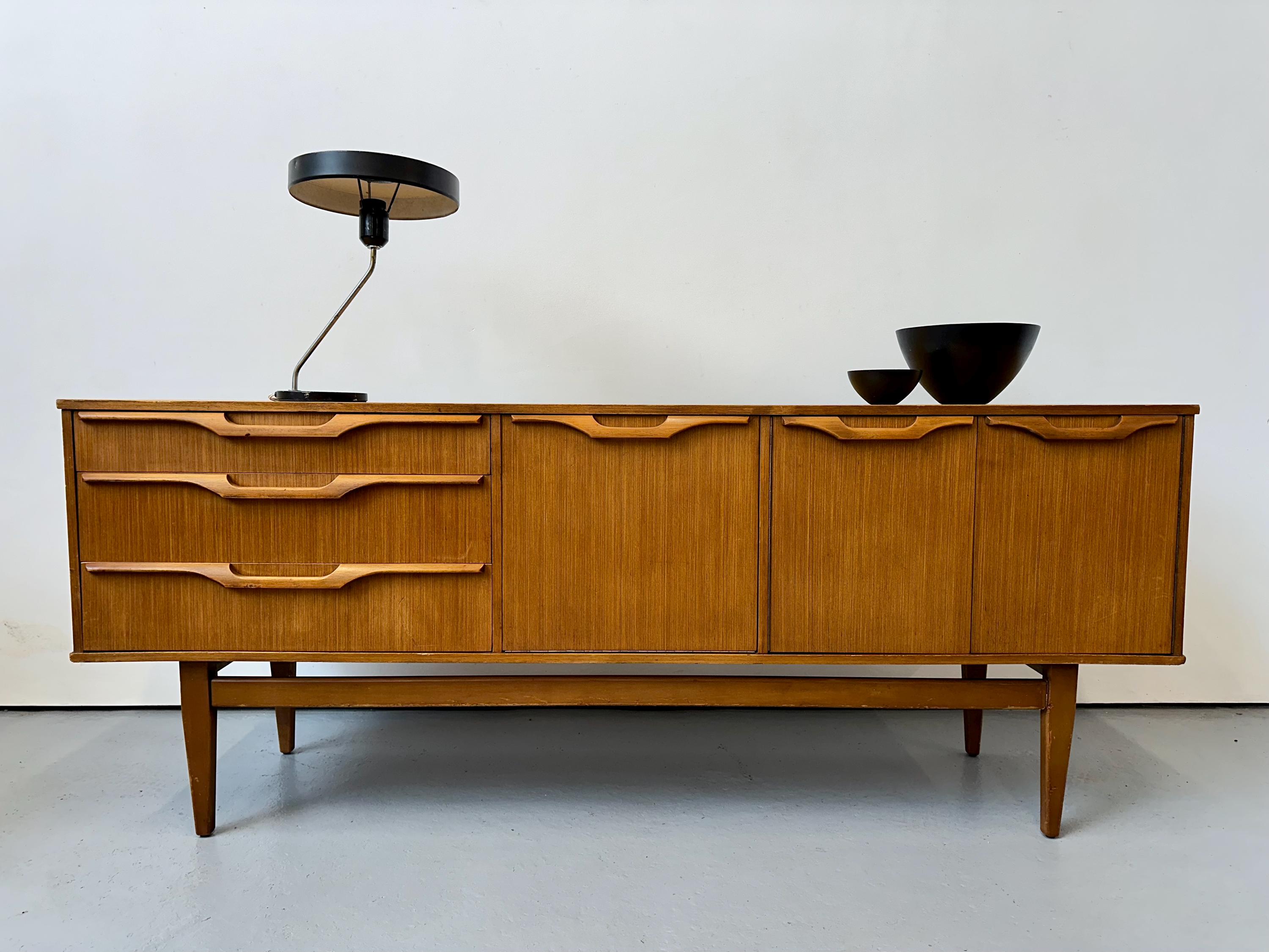 Vintage 1970s Stonehill Teak Sideboard. Danish Retro G Plan Mid