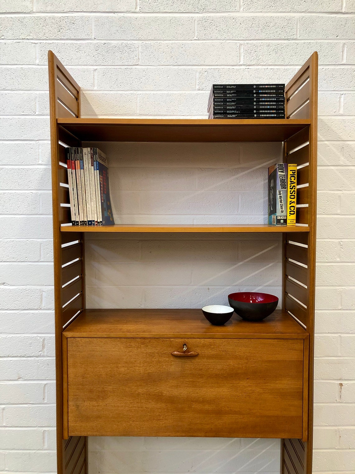 Custom made Teak Shelves