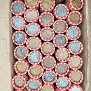 One Roll Old US Unsearched Lincoln Wheat Cents 1909-1958 PDS Shotgun Tubes