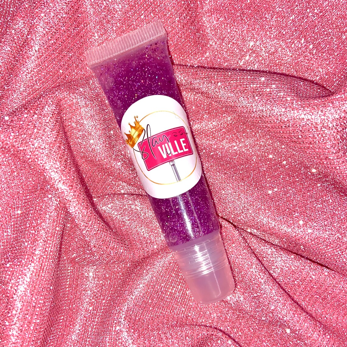 SWEET PURP Grape Flavour Purple Glitter Jojoba Oil Lip Gloss Etsy