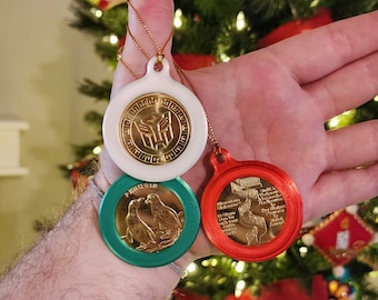 Souvenir Coin Christmas Ornament or Keychain Case